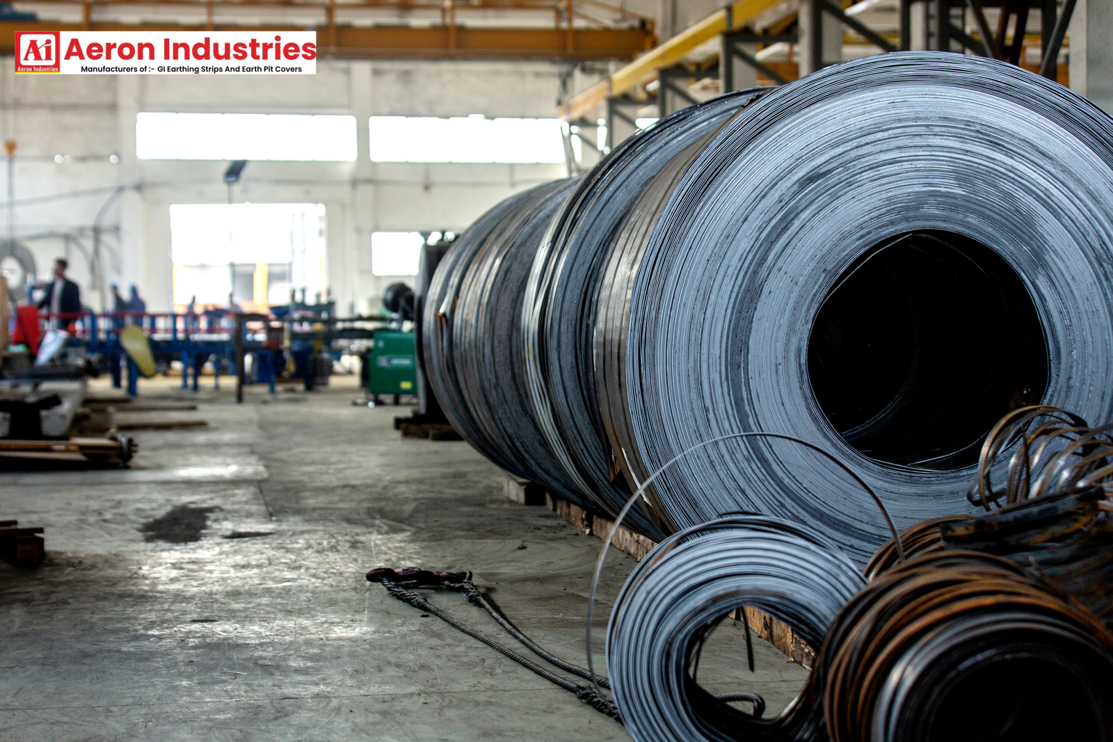 GI Earthing Strip Manufacturers in India providing electrical grounding