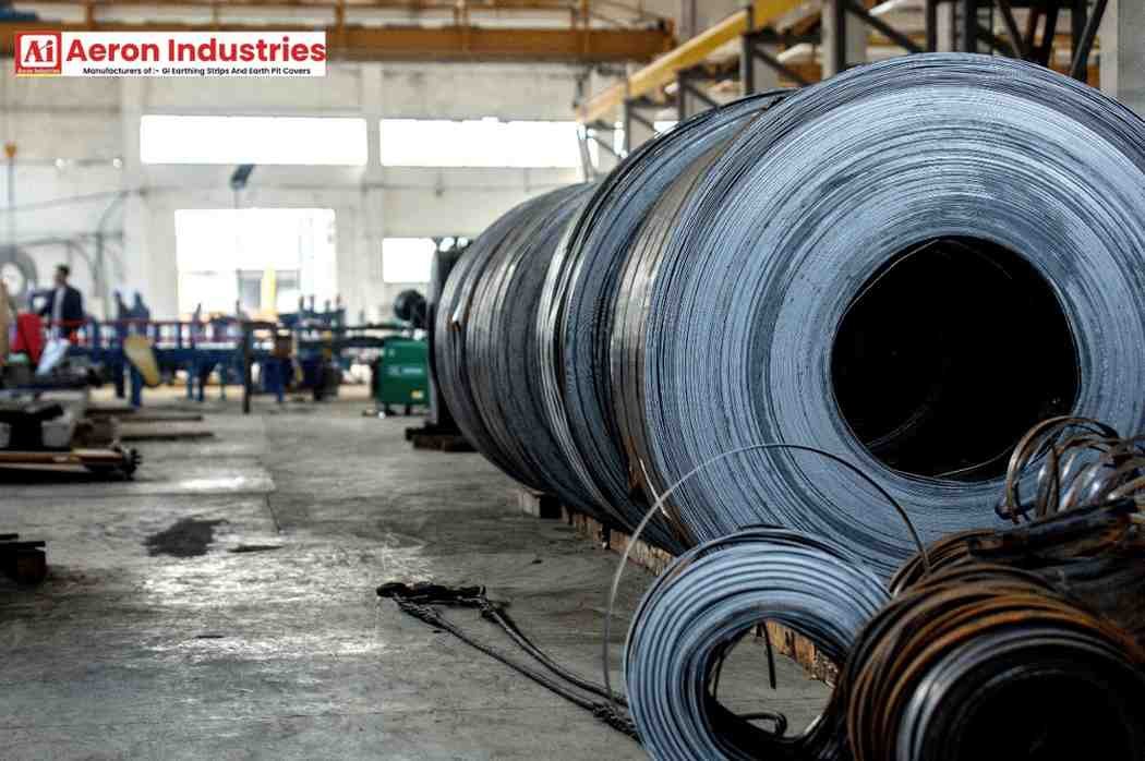 GI Earthing Strip Manufacturers in India providing electrical grounding